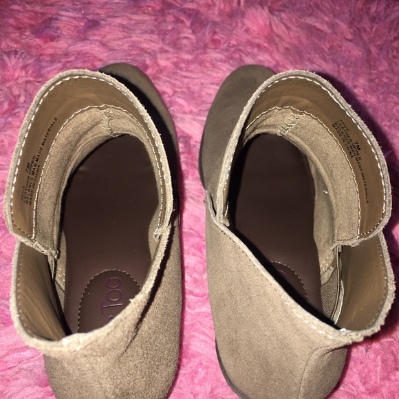 Dark Nutmeg Real Suede Slip on Ankle Boots - Picture 8 of 12